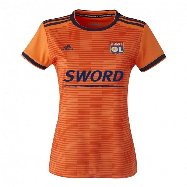 Camiseta Lyon 3ª Mujer 2018-2019 Naranja